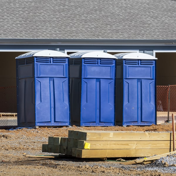 do you offer hand sanitizer dispensers inside the porta potties in Keene California